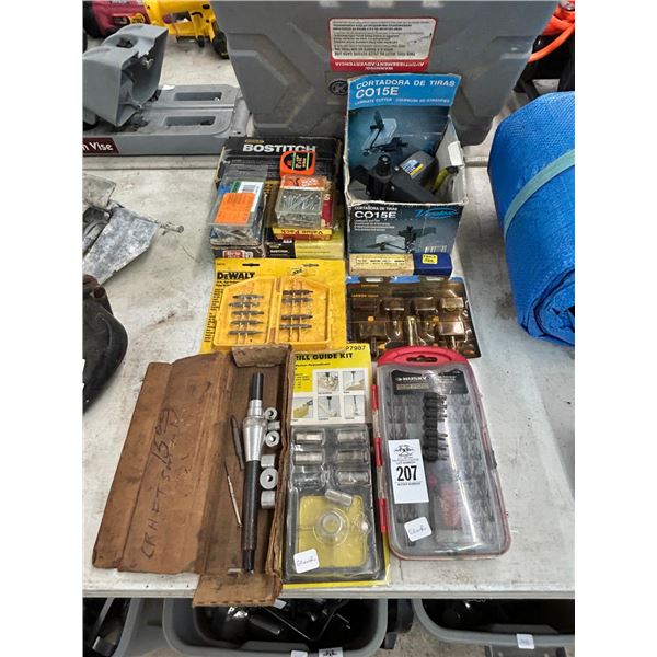 Drill Bits, Drivers, Hardware, Laminate Cutter