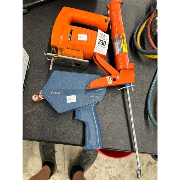 Jigsaw, Chaulk Gun, Labeler