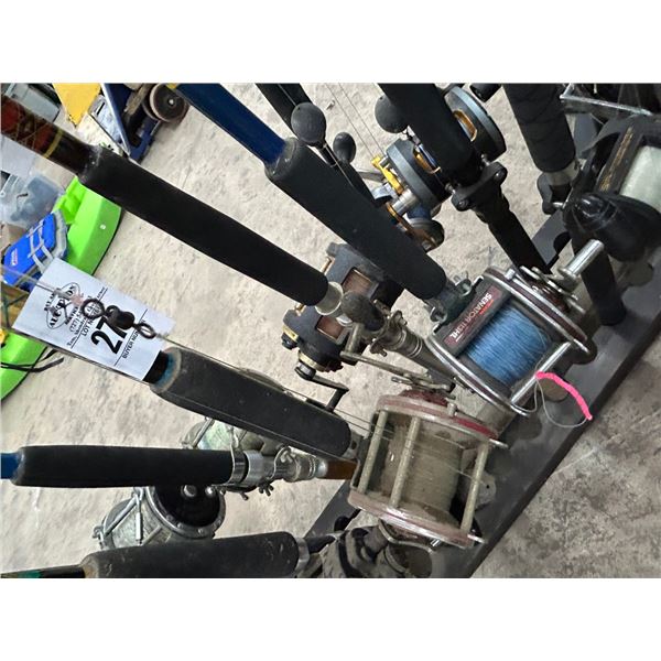 2-Penn Red Deep Rod/Reel - 2 X $