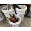 Image 1 : Buckets 3 w/Hammers, Asst. Hardware