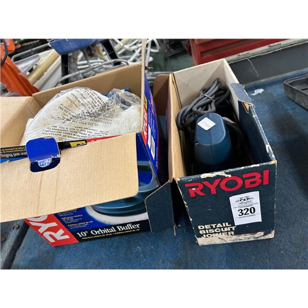 Ryobi Electric Biscuit Cutter, 10" Electric Orbital Buffer