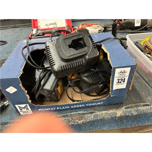Dewalt Cordless Drill w/Battery 4 Chargers