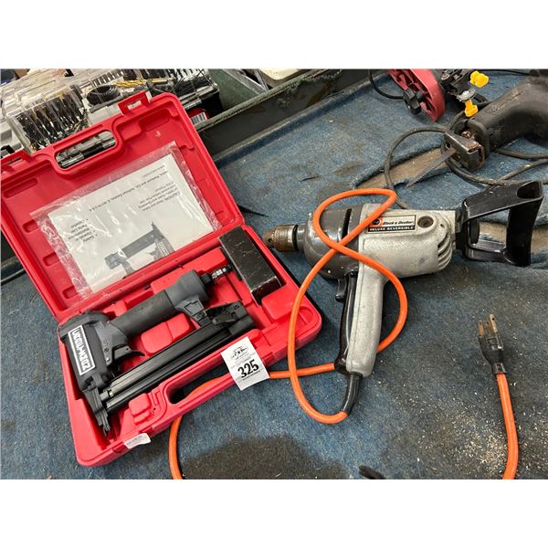 Craftsman Air Brad Nailer, B & D  HD Electric Drill