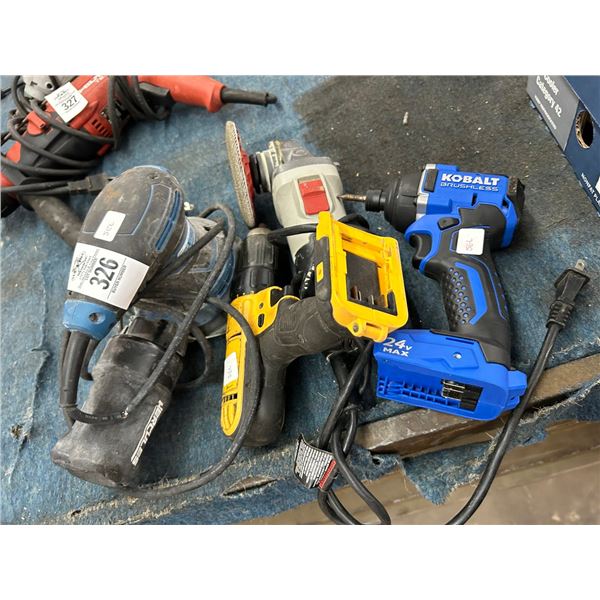 Electric Orbital Sander, PC Grinder, Cordless Tools - No Batteries/Chargers