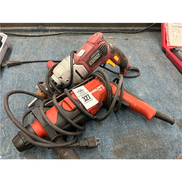 Hilti TE2 Hammer Drill, Chicago Electric HD Drill