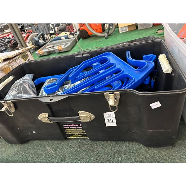 Large Storage Tote w/Wetsuit, Dive Boots, Scuba Gear
