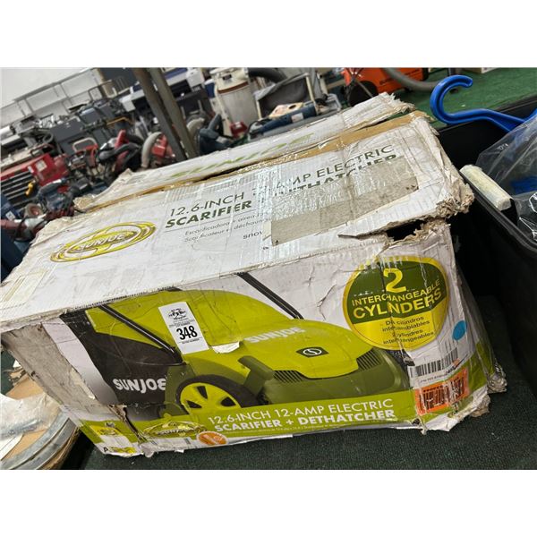 Sunjoe Scarifier/Dethatcher w/Bagger