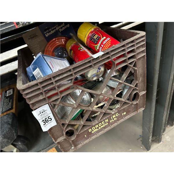 Crate w/Asst. Home Improvement Supplies