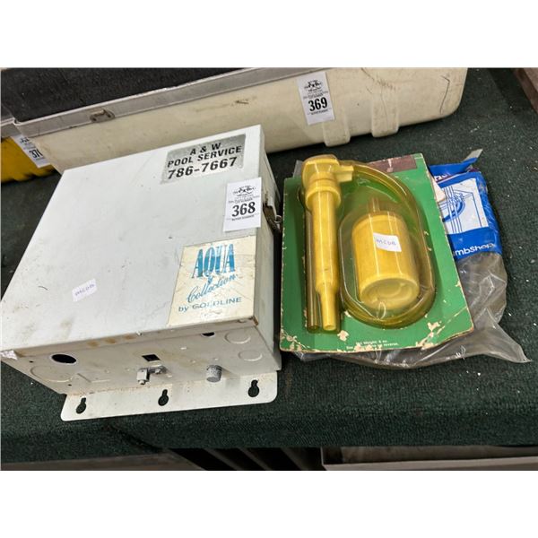 Aqua Rite Chlorine Generator, Washing Machine Fill Hose, Water Filter