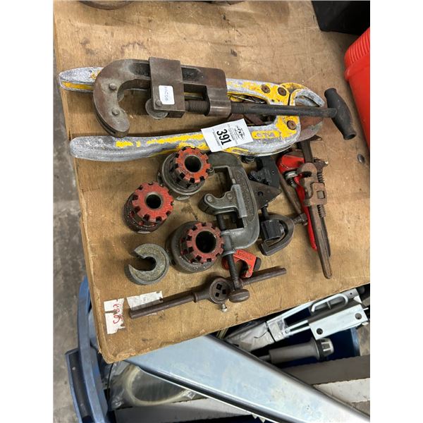 Pipe, PVC Cutters, Wrenches, Threaders