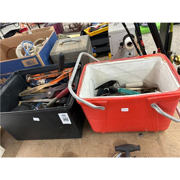 Bins 2 w/Asst. Hand Tools