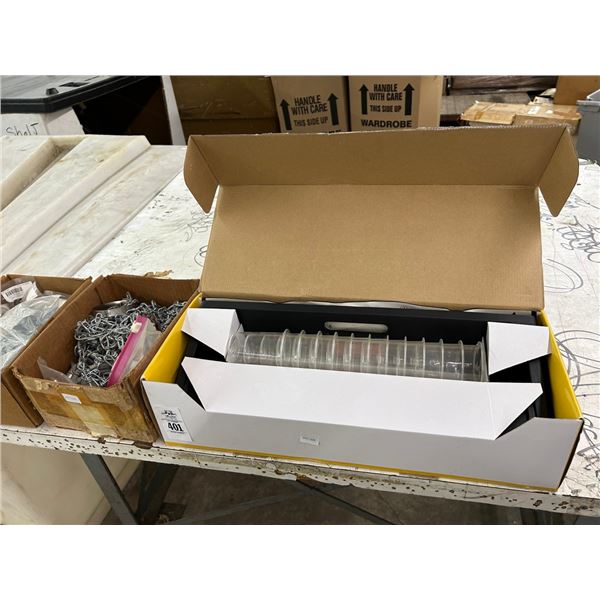 Chain, Hinges, Toggle Switches, Rotavision Storage System