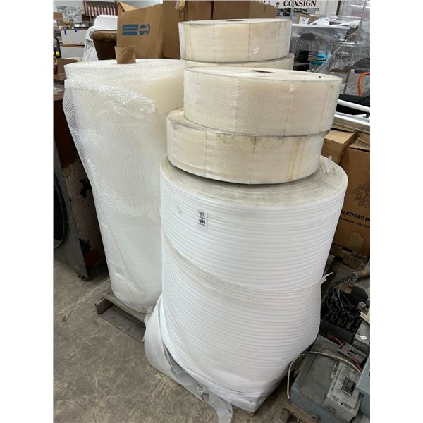 Pallet of Bubble Wrap, Foam Blankets