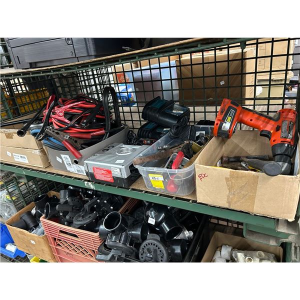 Jumper Cables, Star Wrench, Break Wrench, Tools