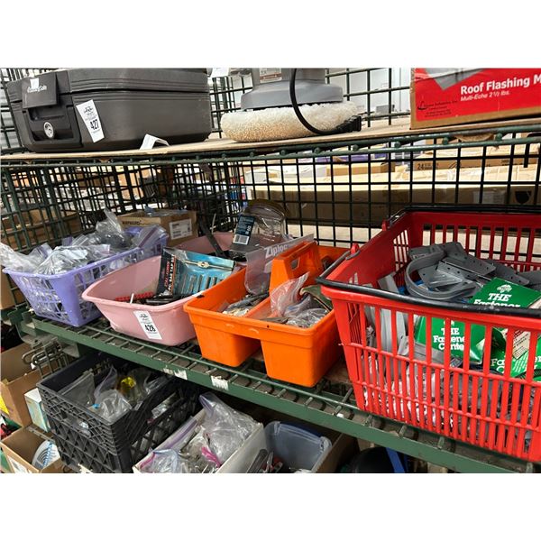 Bins w/Asst. Tools, Fasteners, Electrical Hardware