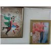 Image 1 : Framed Wall Art Dancers/Floral - 2