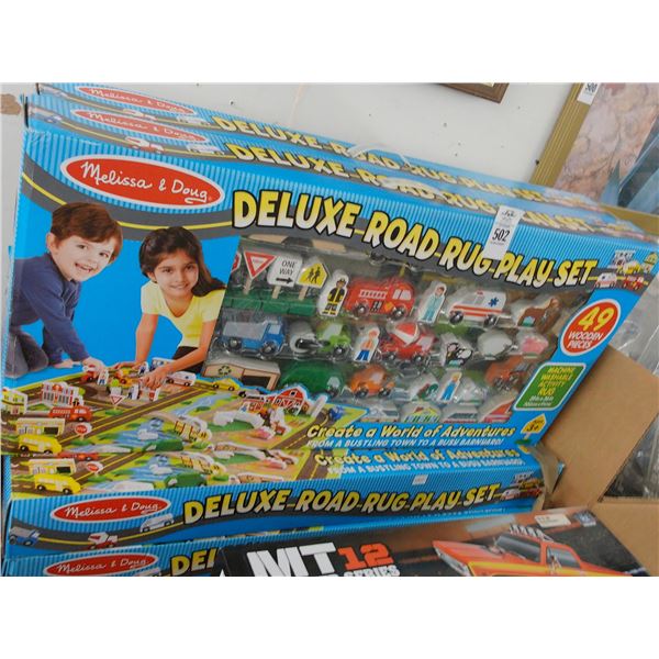 4-Melissa/Doug Deluxe Road Playset - 4 X $