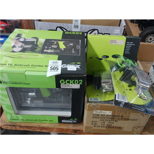 Tritum TS3 Airbrush Combo Kit 2 w/Asst. Accessories