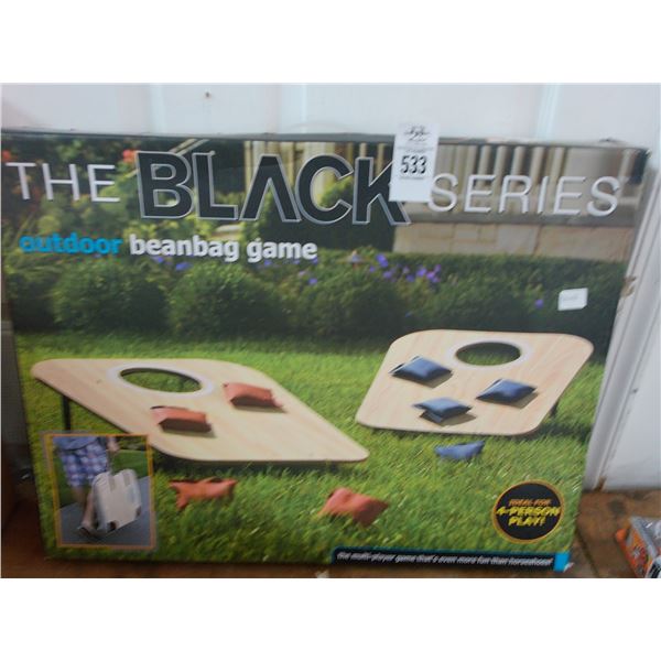 Black Series Outdoor Cornhole Game