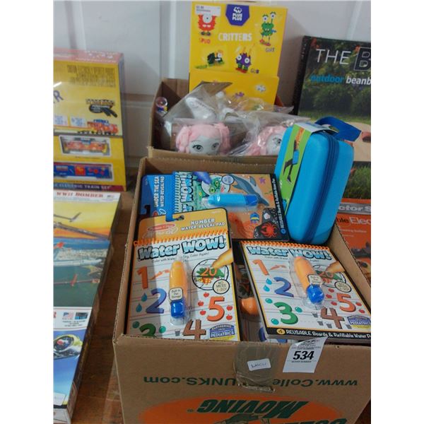 Watercolor Kits, Critters, Coloring Dolls, Craft Items