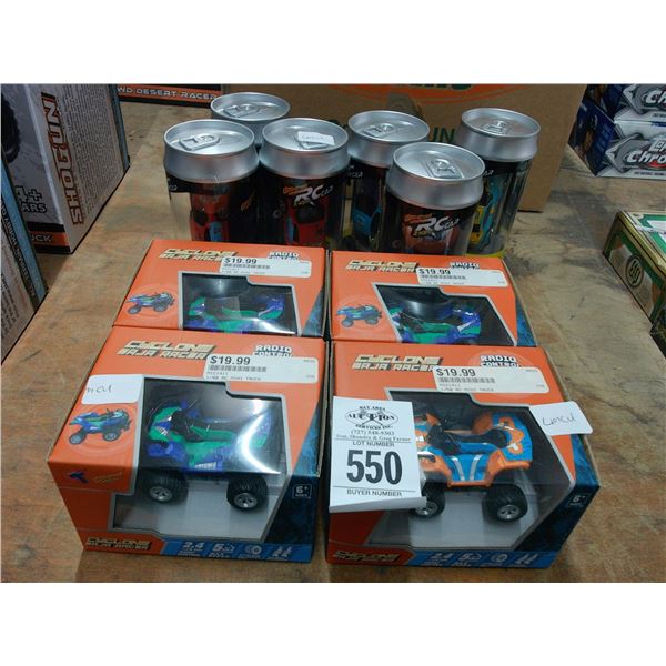 10-Cyclone Bahia Racer ATVS, Mini RC Cars - 10 X $