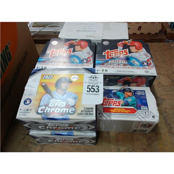 Lot of Sports Trading Cards