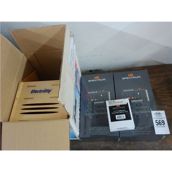 Electric Flight Box, Transmitter Battery, 20 Channel Power Safe