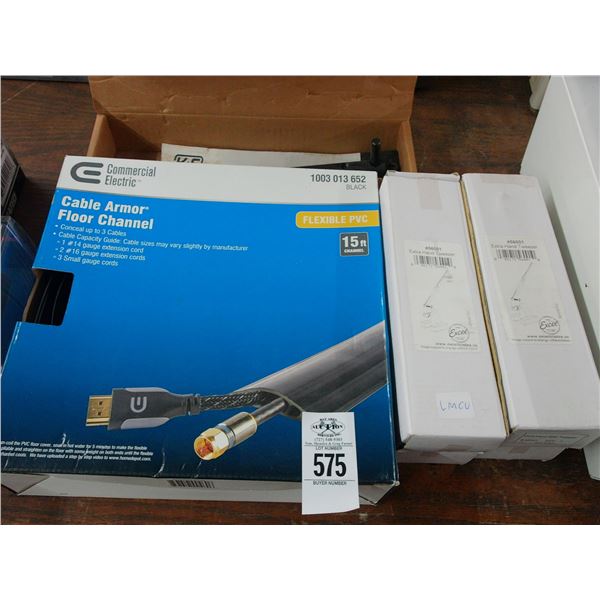 Cable Armor Floor Channel, 4 Hand Tweezers