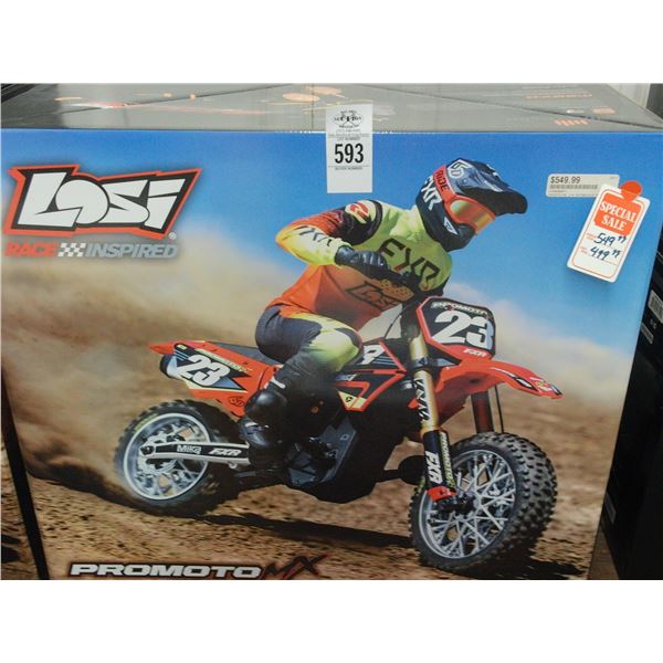 2-Losi Promoto RC Motorcycle Red - 2 X $