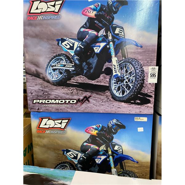 2-Losi RC Motorcycle Blue - 2 X $