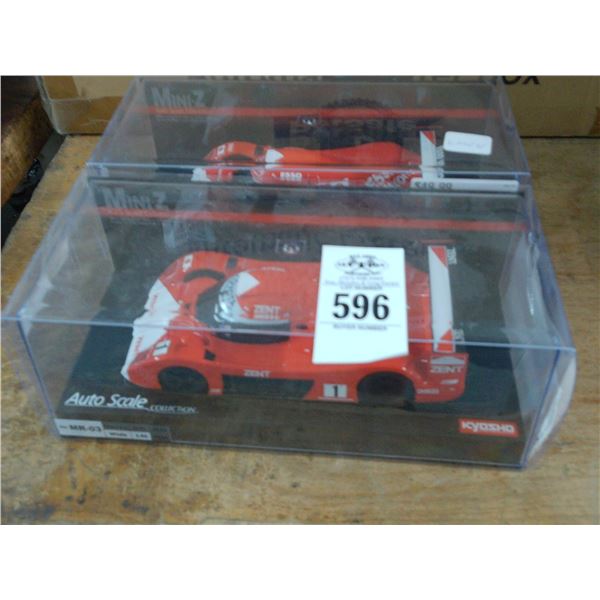 2-Mini Z Toyota Die Cast Race Cars - 2 X $