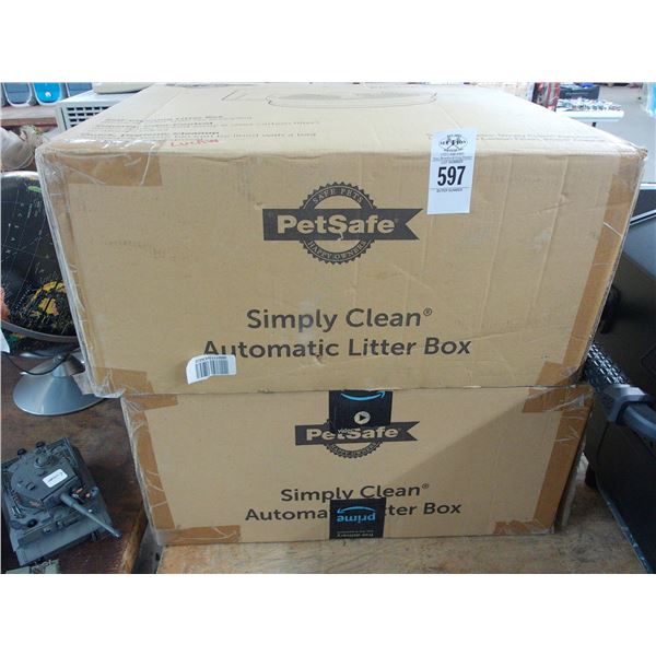 2-Pet Safe Automatic Litter Box - 2 X $