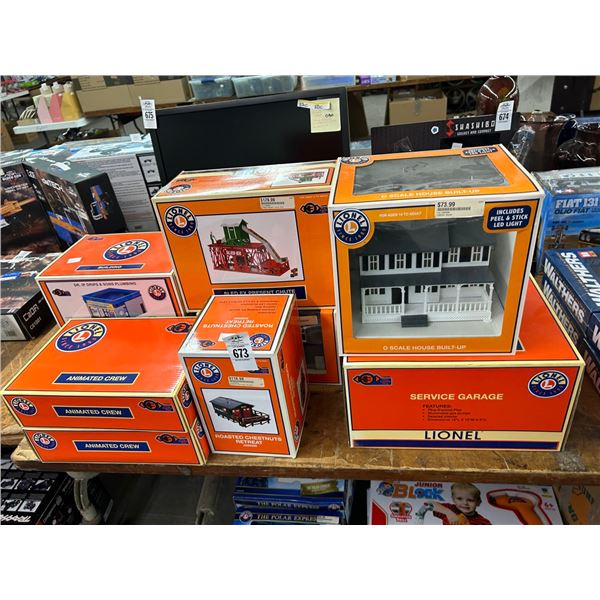 9-Lionel Train Bulding - 9 X $