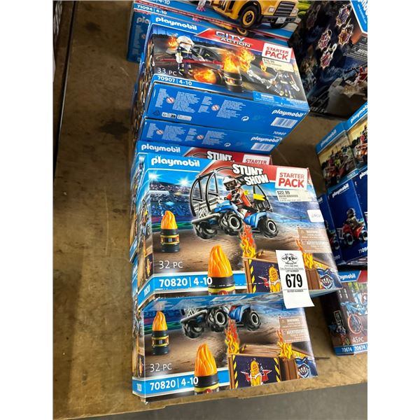 6-Playmobile Figurine Set - 6 X $