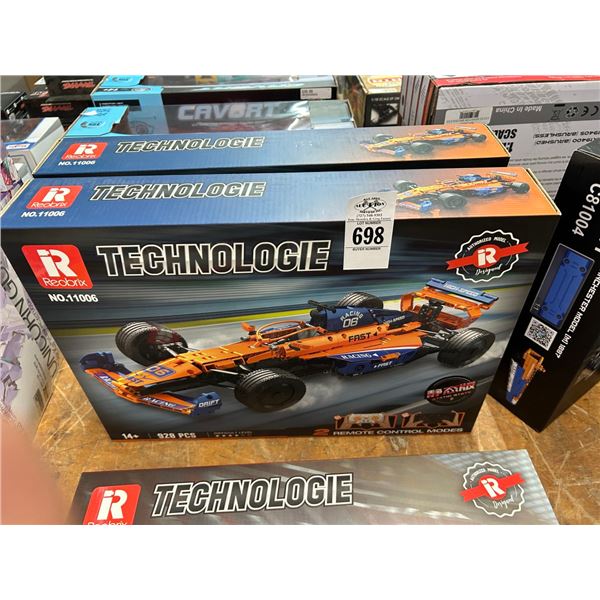 2-Rio Rick Technology Orange Race Car - 2 X $