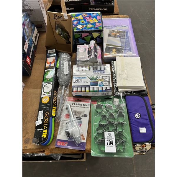 Gorilla Ties, Bottle Opener, Lunch Box, Paint Markers, Cookie Cutters