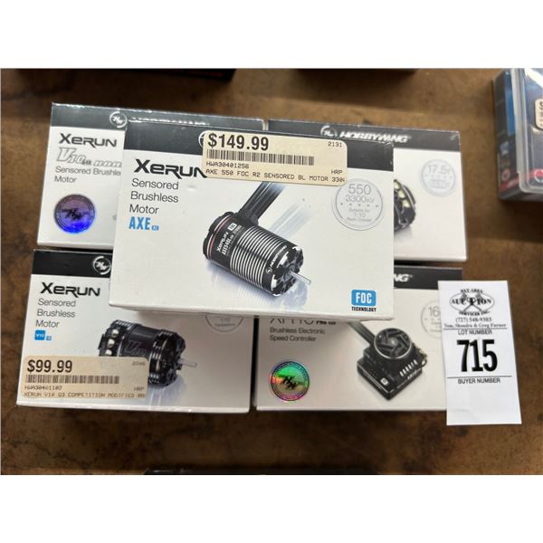 5-RC Motor/Controller - 5 X $