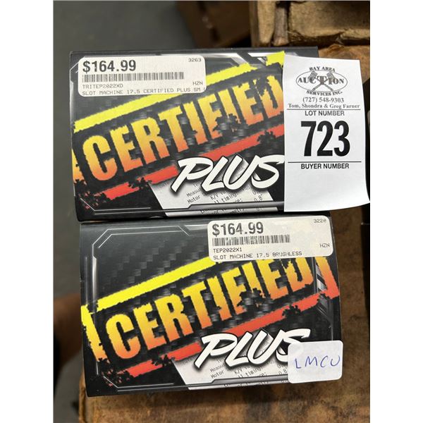 2-Certified Plus Slot Machines - 2 X $