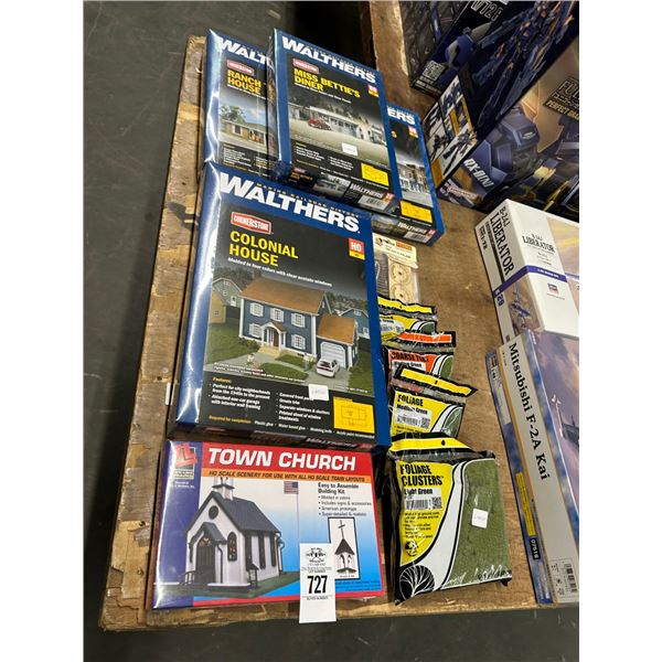 Walters Railroad Buildings, Foliage