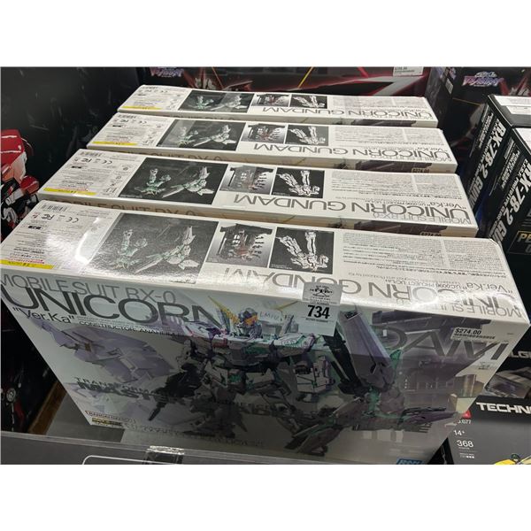 8 -Mobile Suit Unicorn Master Grade Extreme - 7 X $