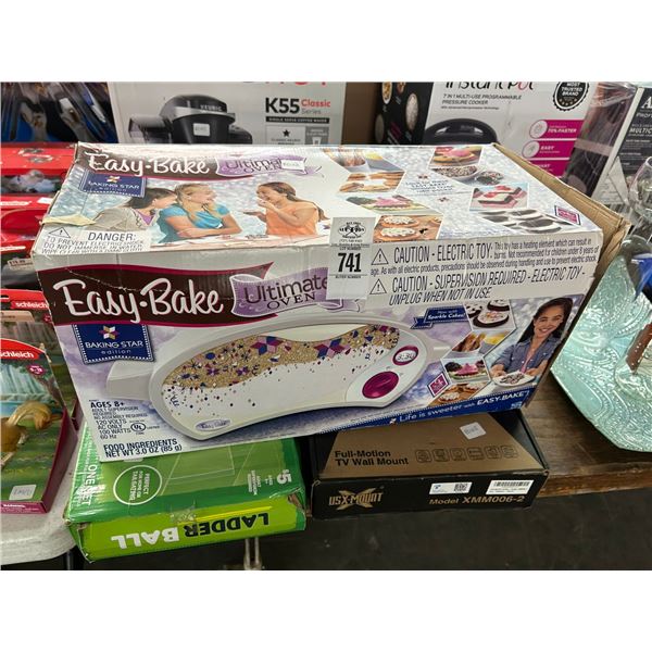 Easy Bake Child Oven, Ladder Ball Game, TV Wall Mount