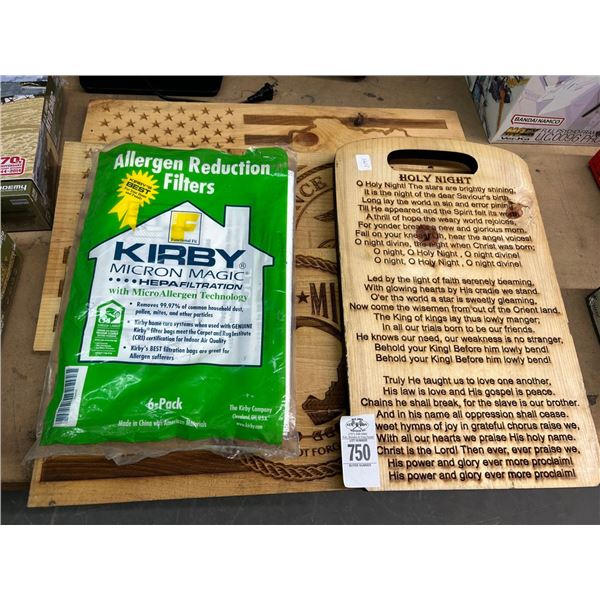 Kurby Filters, Specialty/Patriotic/Christmas Carved Trays