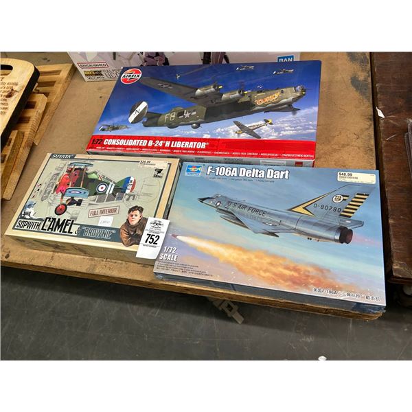 3-War Plane Model - 3 X $