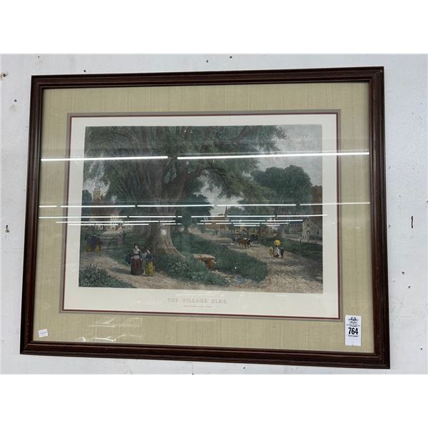 Framed Wall Art The Village Elms Approx.  36"  X  40"
