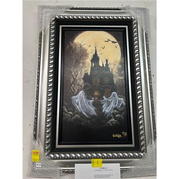 Framed Wall Art Wine Goules by Michael Gudard Original COA w/Appraisal In Office