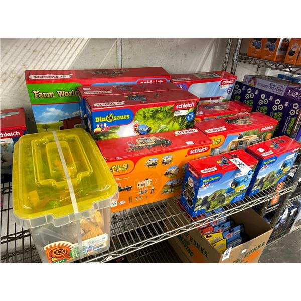 10-Schleich Figurine Playset - 10 X $