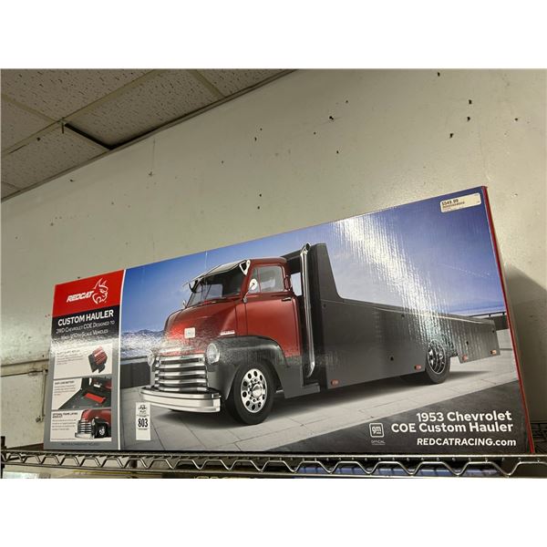 Red Car Custom Hauler RC Transport Truck