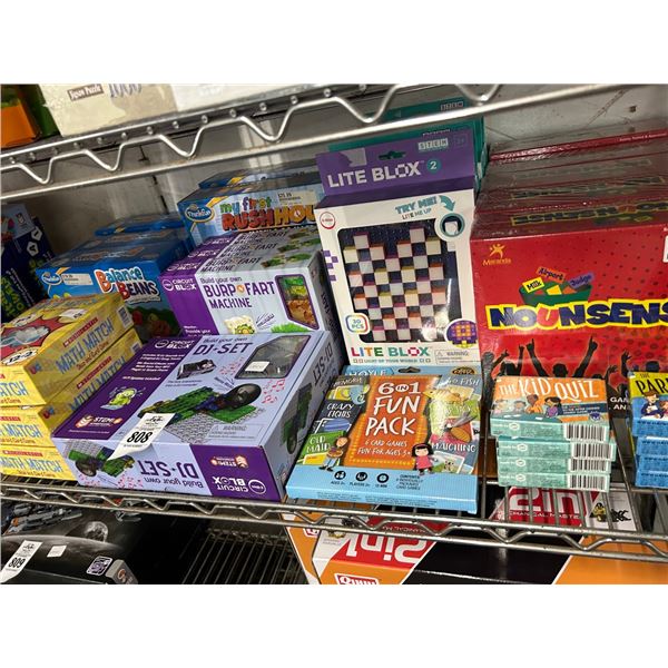 Quizzes/Math/Games/Asst. Activities - Shelf Lot