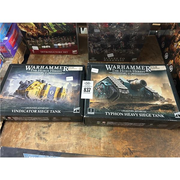 2-War Hammer Siege Tanks - 2 X $