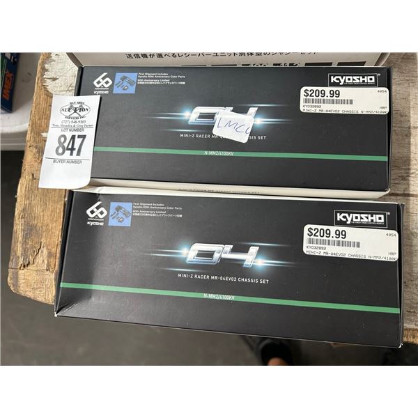 2-Mini Z Racer Chasis Set - 2 X $